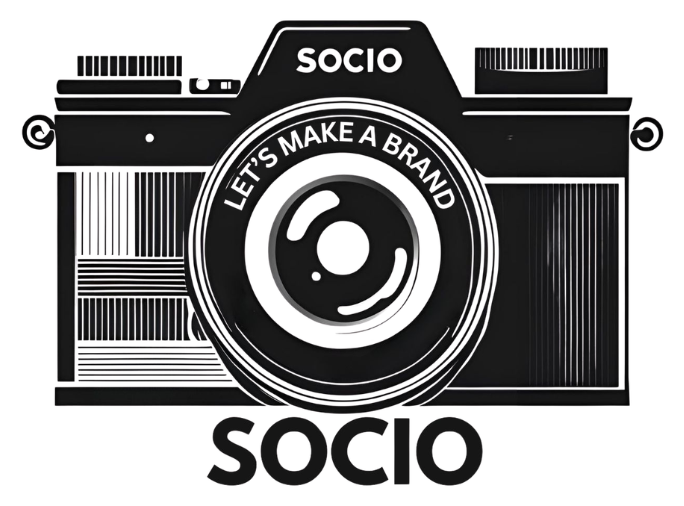 SOCIO camera logo — let's make a brand